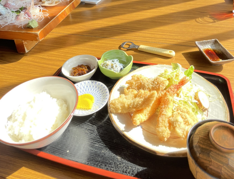 民宿 活魚料理 ことぶ喜のフライ定食