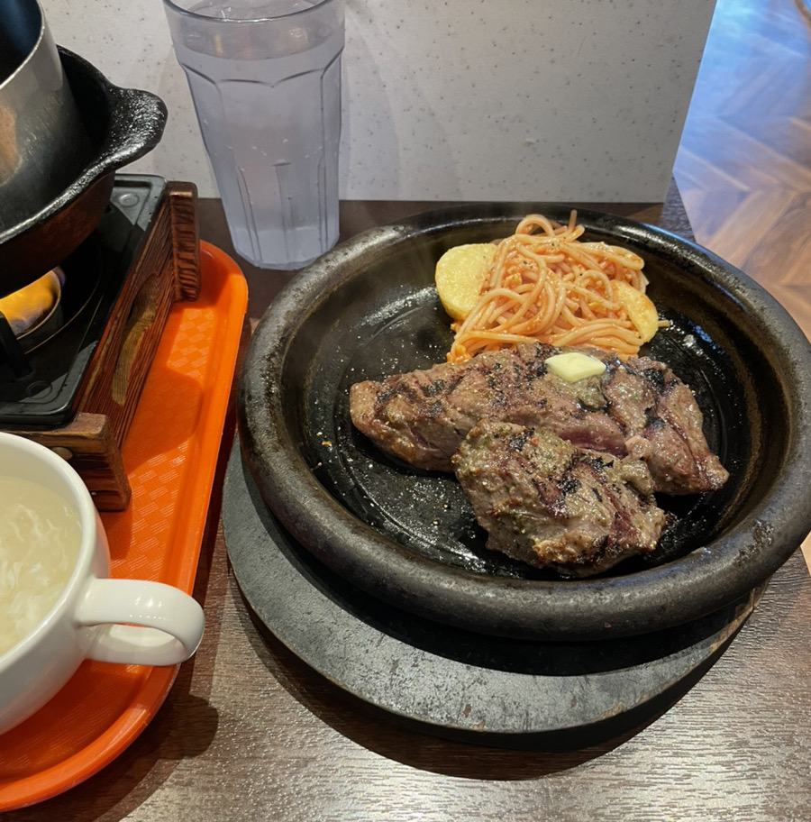 本気 ステーキ&ハンバーグ 西尾市のハラミステーキ150g
