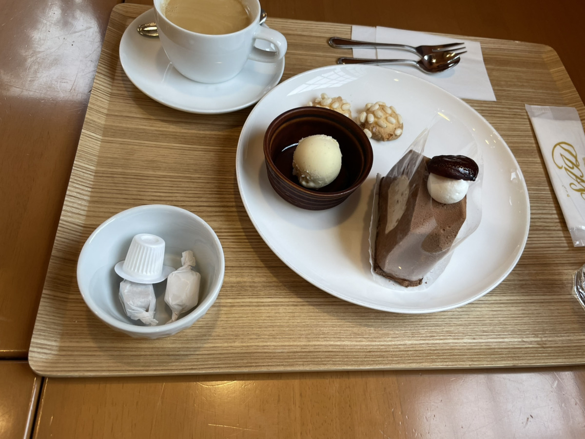 サリューのケーキセット